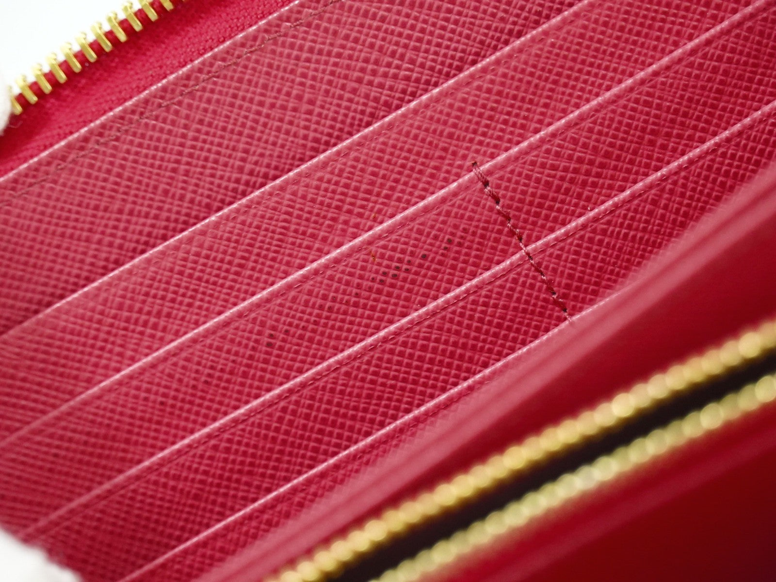 Prada Bow Zip Around Wallet Saffiano Leather