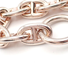 Hermes Chaine d'Ancre Bracelet 18K Rose Gold