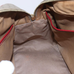 Celine Vintage Macadam Handbag Canvas and Leather