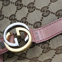 Gucci Twins Tote GG Canvas with Leather