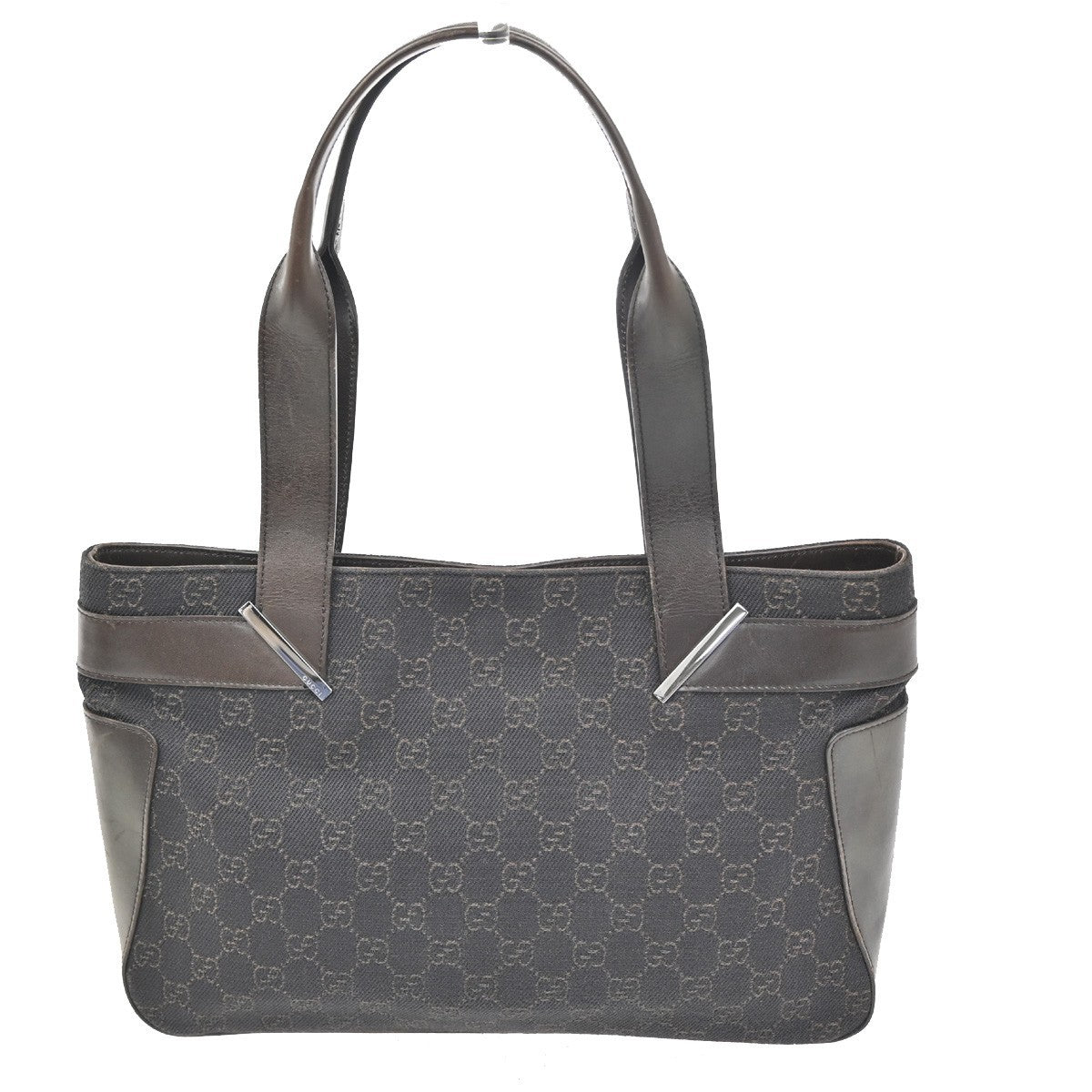 Gucci Vintage Shoulder Bag GG Coated Canvas