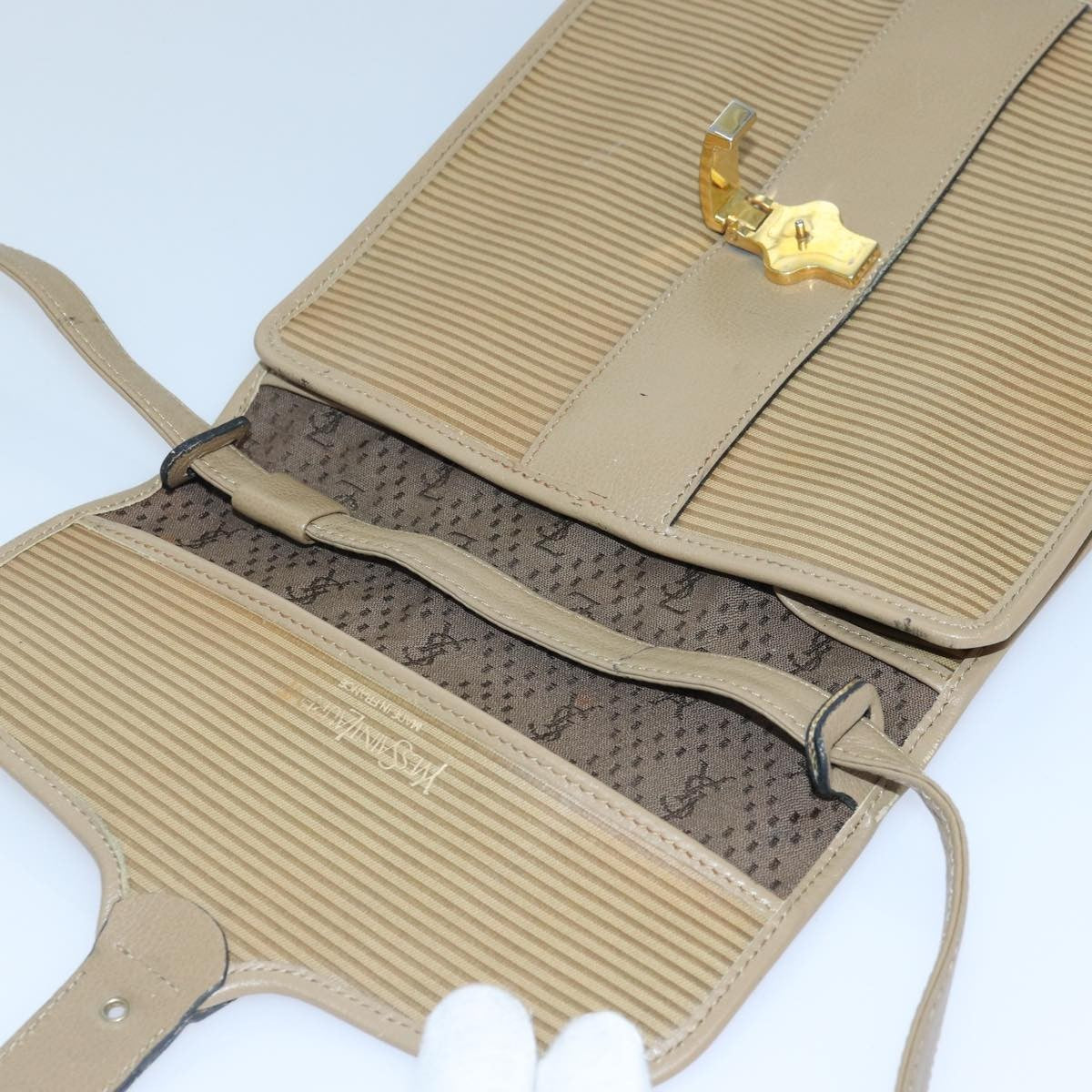 Saint Laurent Vintage Shoulder Bag PVC Leather