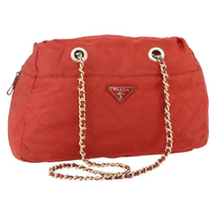 Prada Chain Shoulder Bag Tessuto