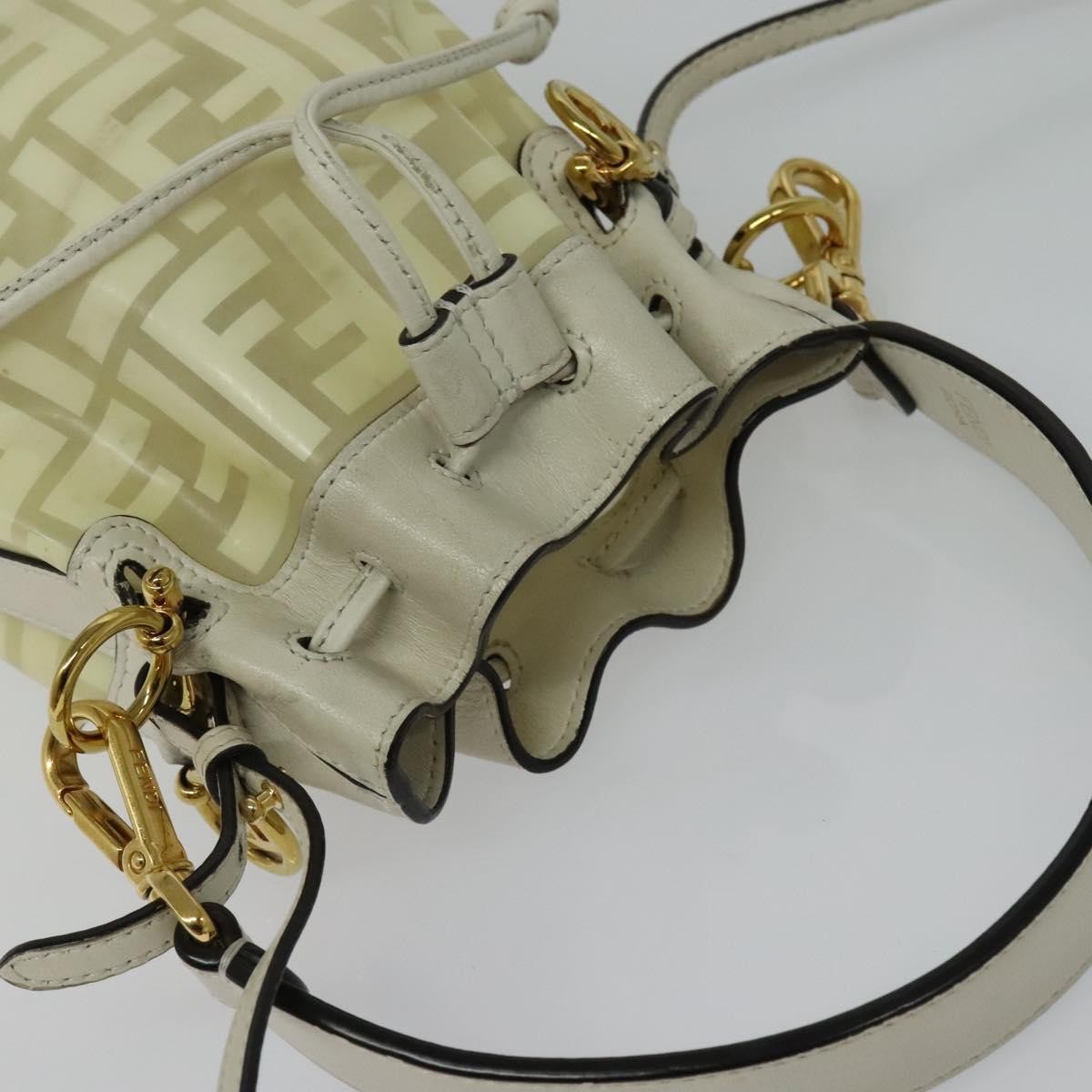 Fendi FF Logo Mon Tresor Bucket Bag Canvas