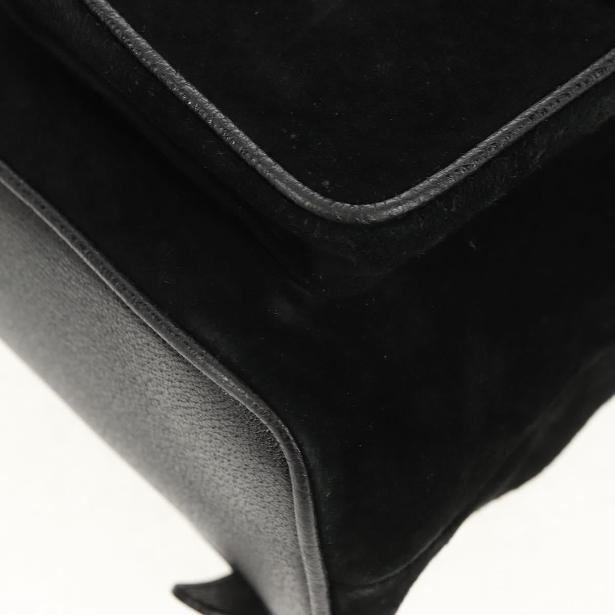 Gucci Vintage Bamboo Backpack Suede