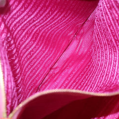 Prada Logo Bow Convertible Tote Tessuto with Leather