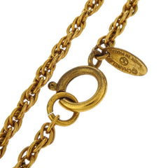 Chanel CC Pendant Necklace Metal