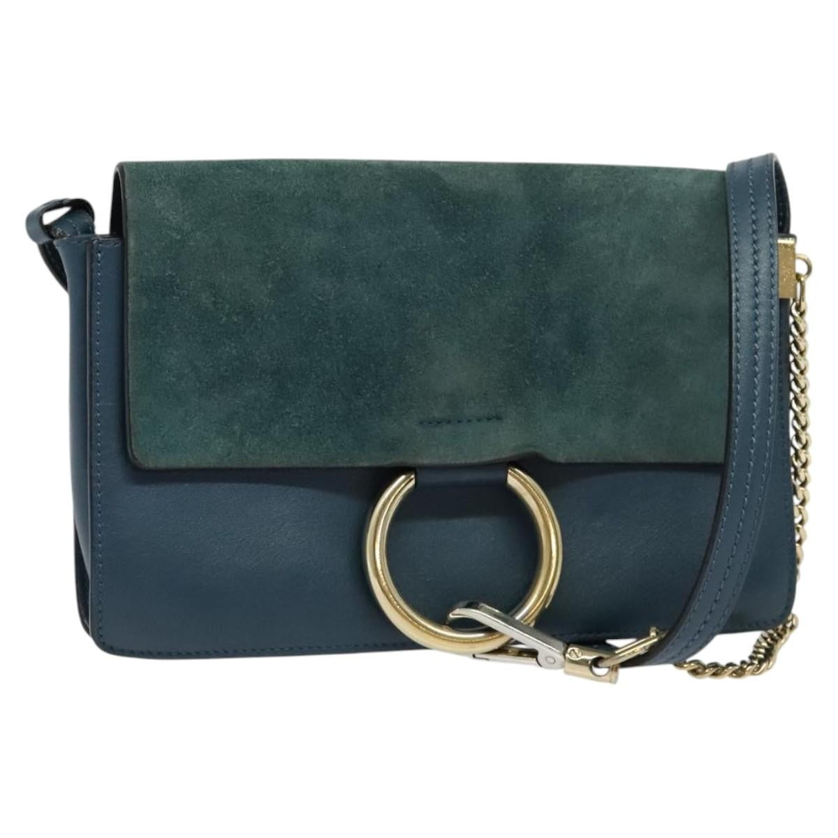 Chloe Faye Shoulder Bag Leather and Suede