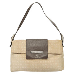 Bvlgari B.Zero1 Logomania Bag Canvas with Leather