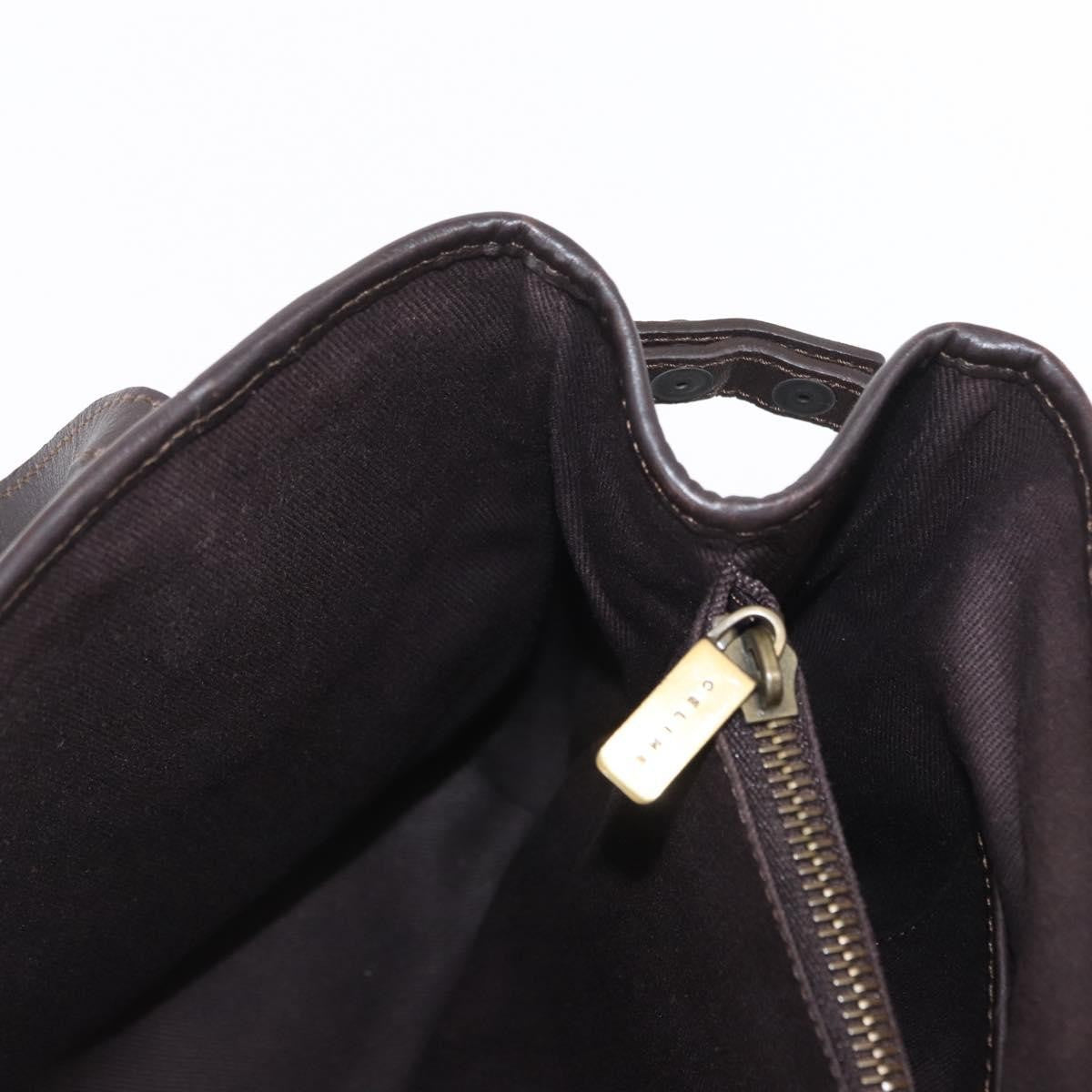 Celine Vintage Macadam Handbag Canvas