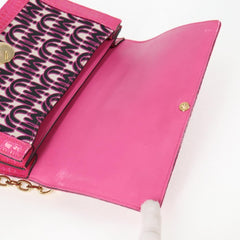 Miu Miu Chain Shoulder Bag Canvas