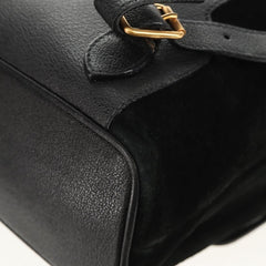 Gucci Vintage Bamboo Backpack Suede