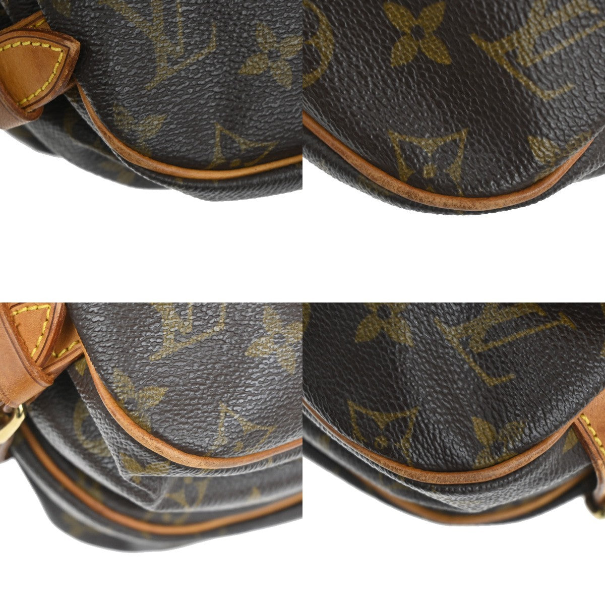 Louis Vuitton Saumur Handbag Monogram Canvas
