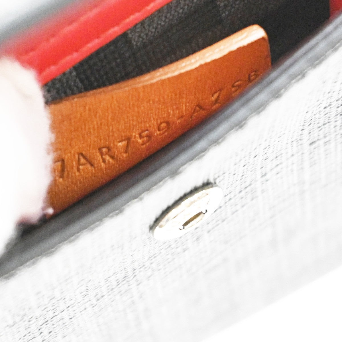 Fendi Charm Key Holder Zucca canvas