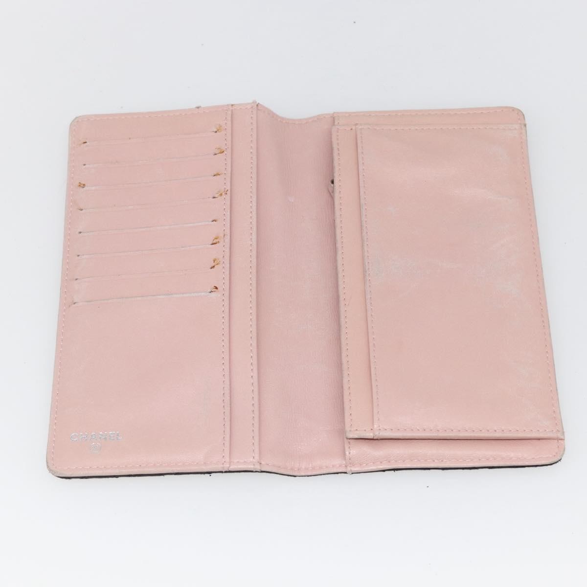 Chanel Vintage CC Bifold Wallet Leather