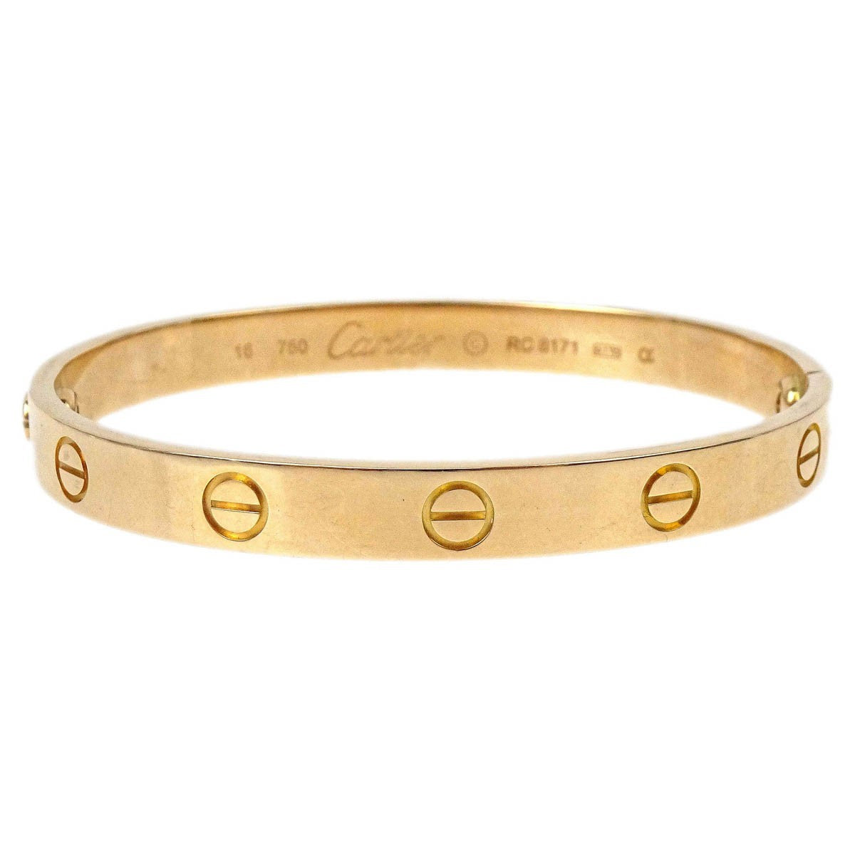 Cartier Love Bracelet Brushed 18K Rose Gold