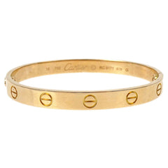 Cartier Love Bracelet Brushed 18K Rose Gold