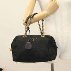 Prada Chain Shoulder Bag Tessuto
