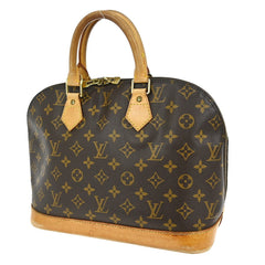 Louis Vuitton Vintage Alma Handbag Monogram Canvas