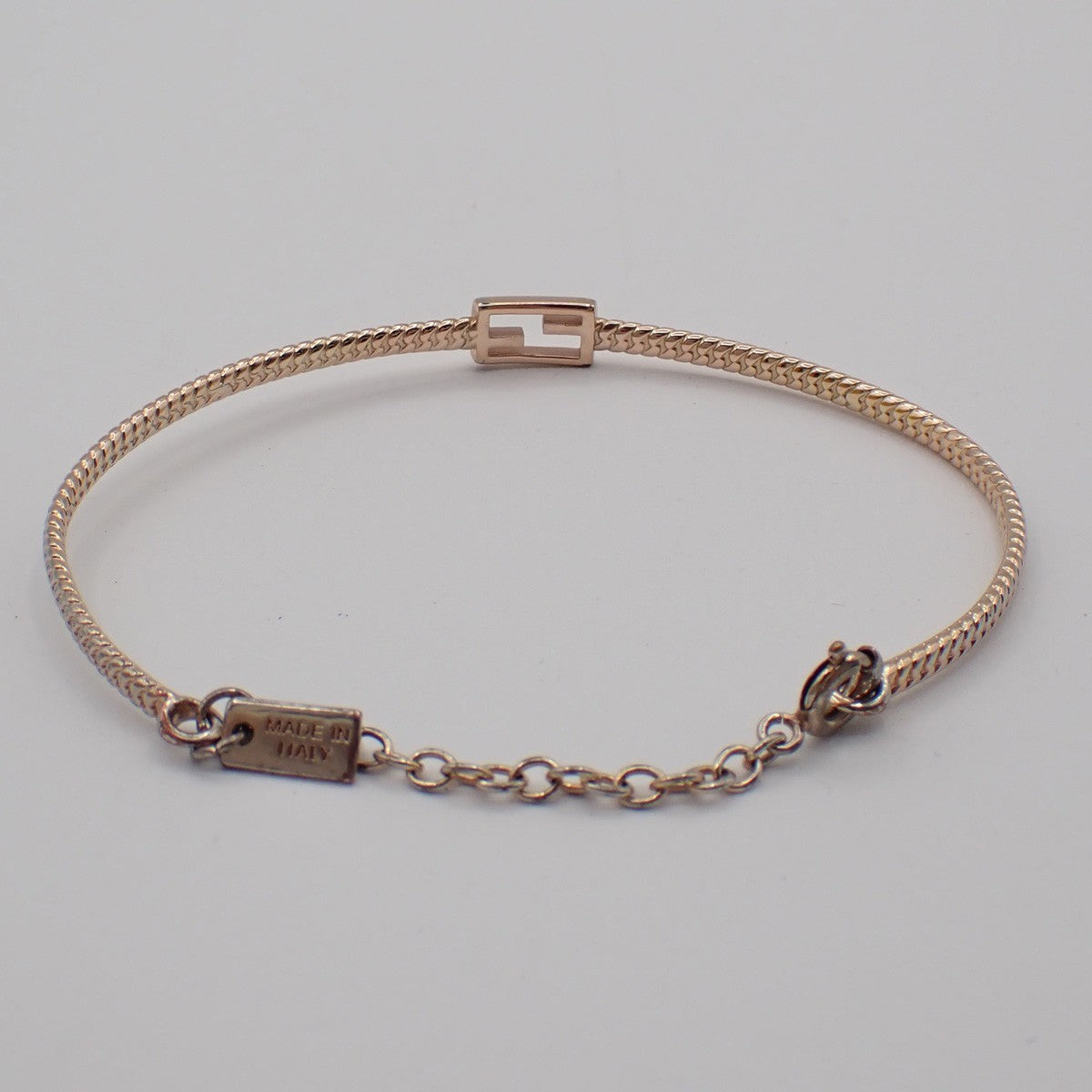 Fendi Baguette Bracelet Gold Plated