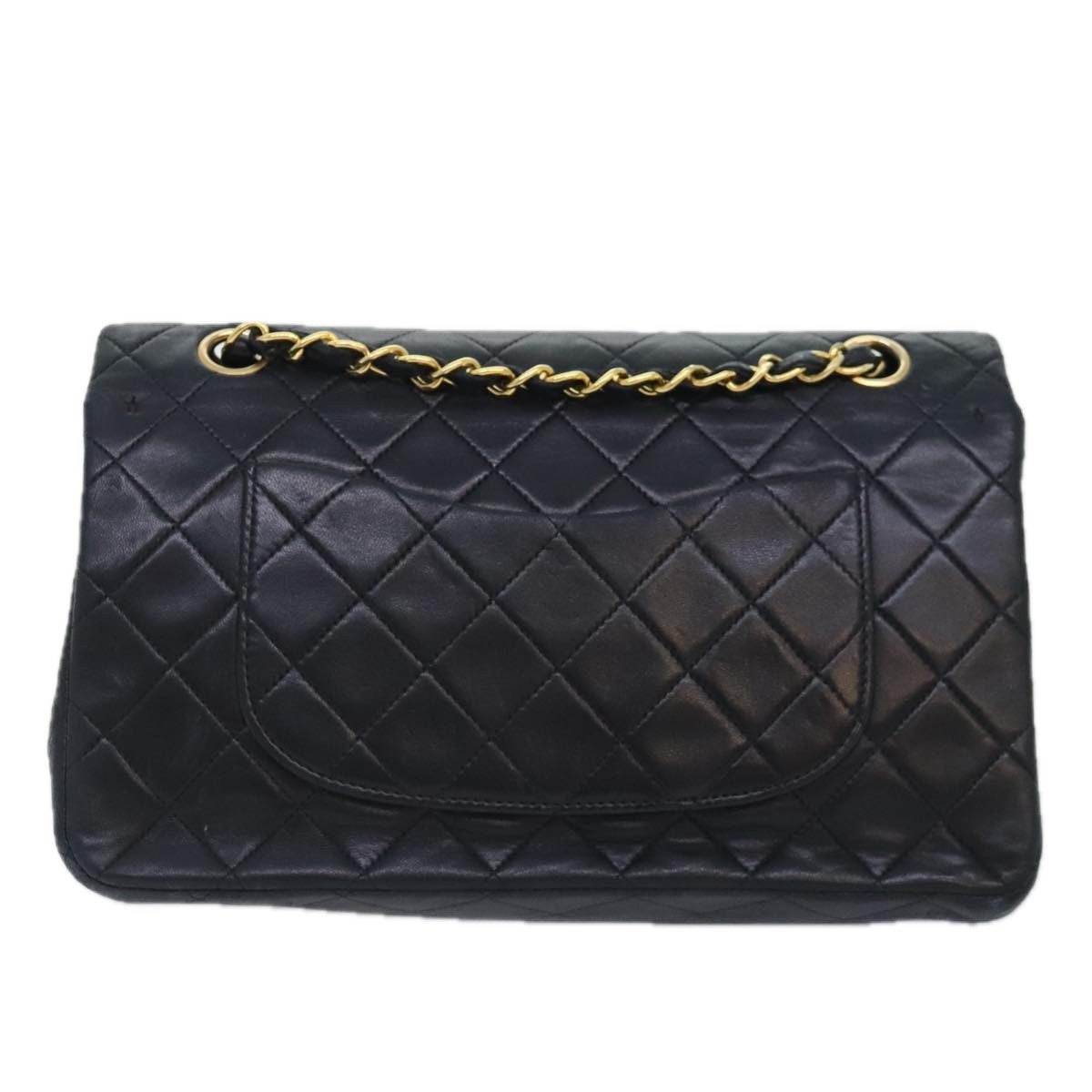 Chanel Vintage Classic Double Flap Bag Quilted Lambskin