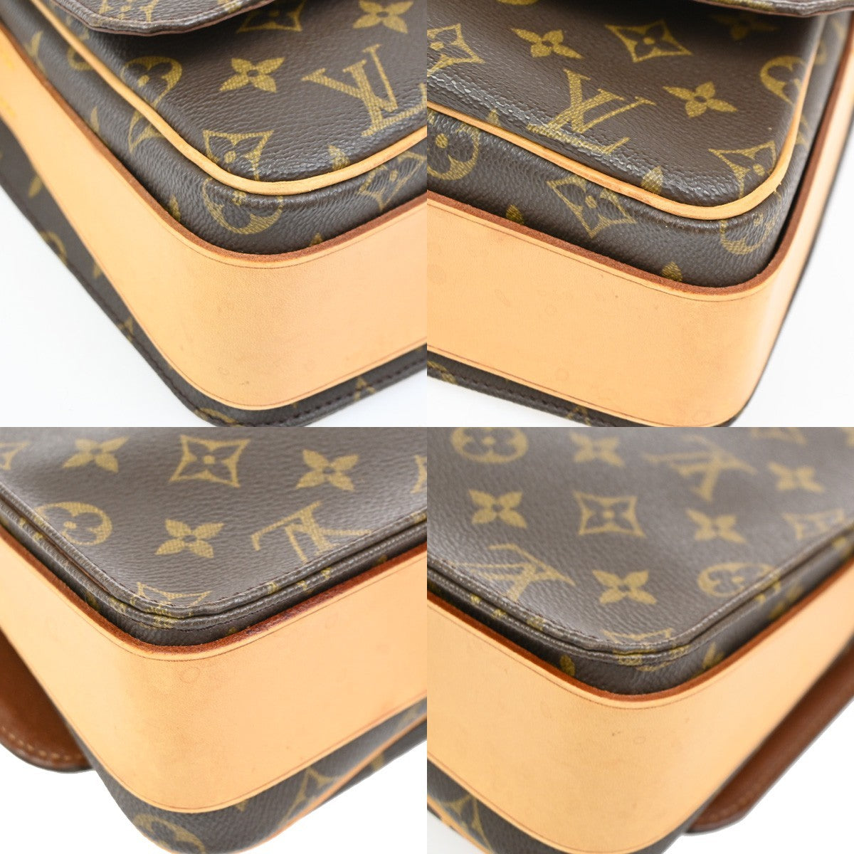 Louis Vuitton Cartouchiere Handbag Monogram Canvas