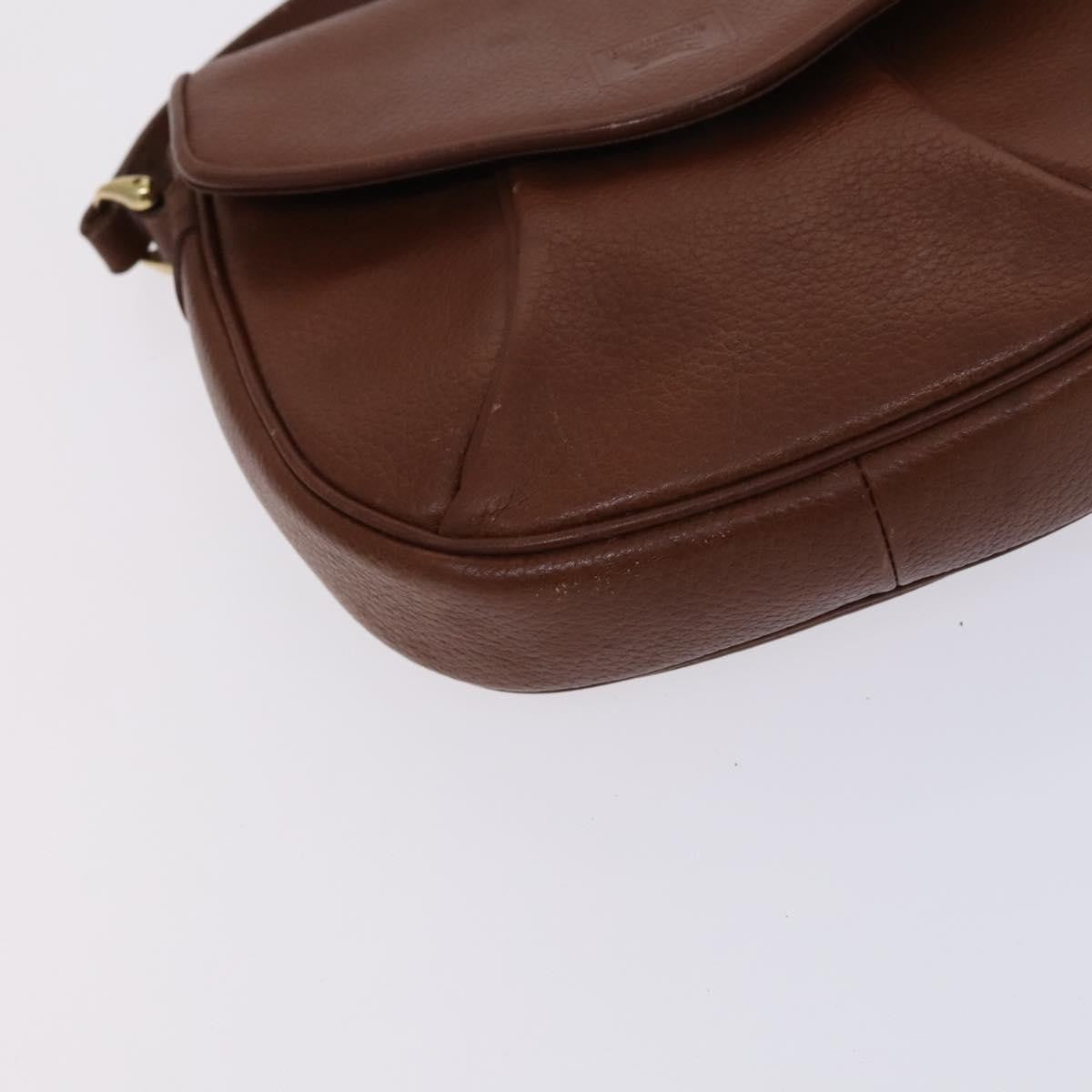 Burberry Flap Shoulder Bag Leather