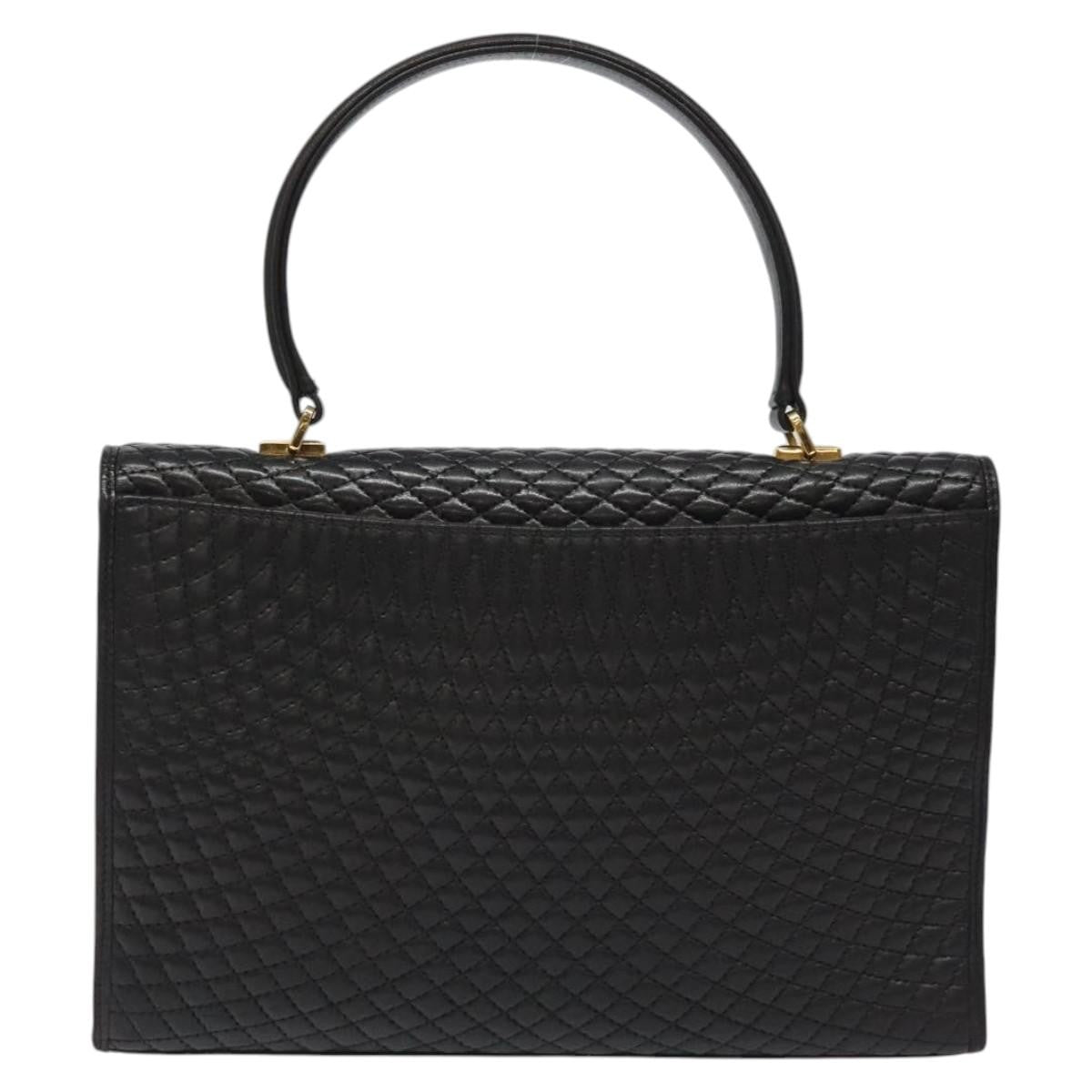 Bally Vintage Handbag Quilted Leather