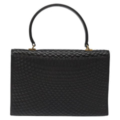 Bally Vintage Handbag Quilted Leather