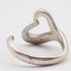 Tiffany & Co. Elsa Peretti Open Heart Ring Silver 925