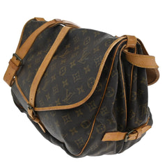 Louis Vuitton Saumur Handbag Monogram Canvas