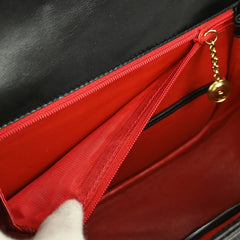 Gucci Vintage Convertible Bamboo Top Handle Bag Leather