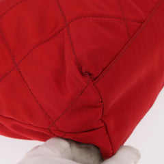 Prada Chain Shoulder Bag Quilted Tessuto