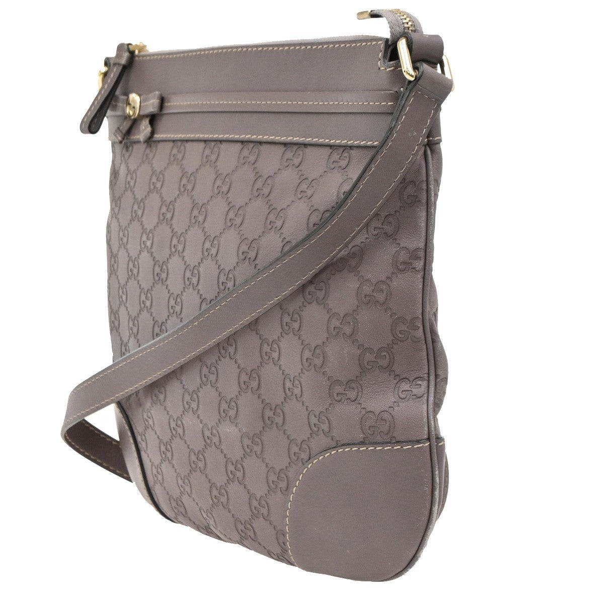 Gucci Mayfair Messenger Bag Guccissima Leather