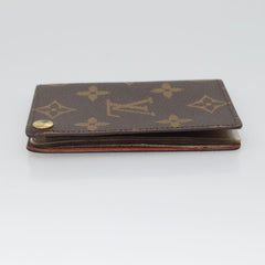 Louis Vuitton Porte Cartes Pression Card Case Monogram Canvas