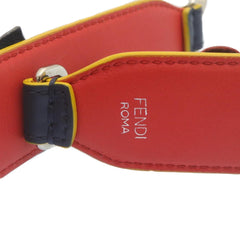 Fendi Flowerland Strap You Shoulder Strap Studded Leather