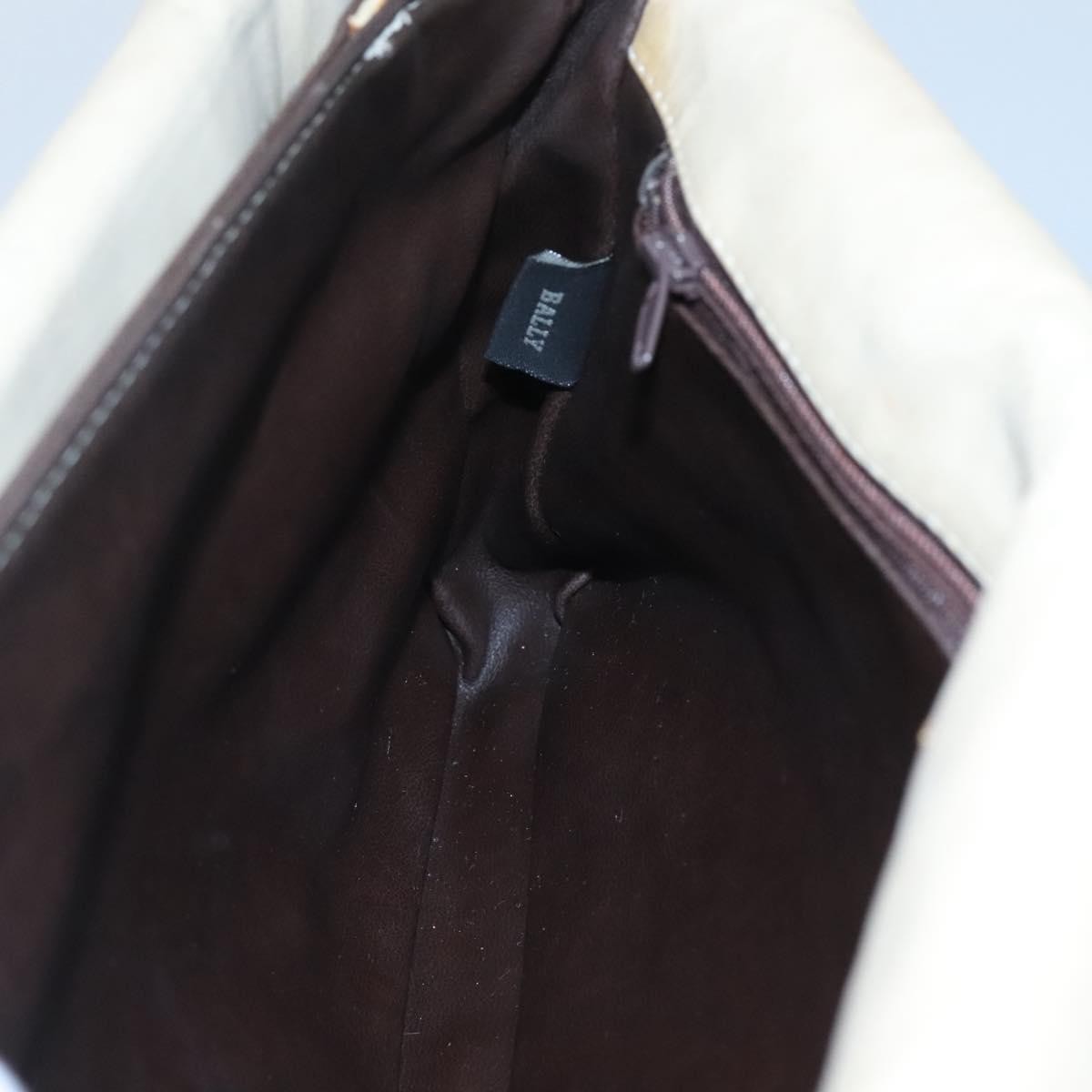 Bally Vintage Chain Shoulder Bag Quilted Leather