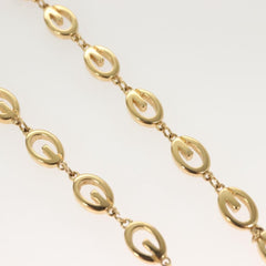 Givenchy Logo G Necklace Gold Plated