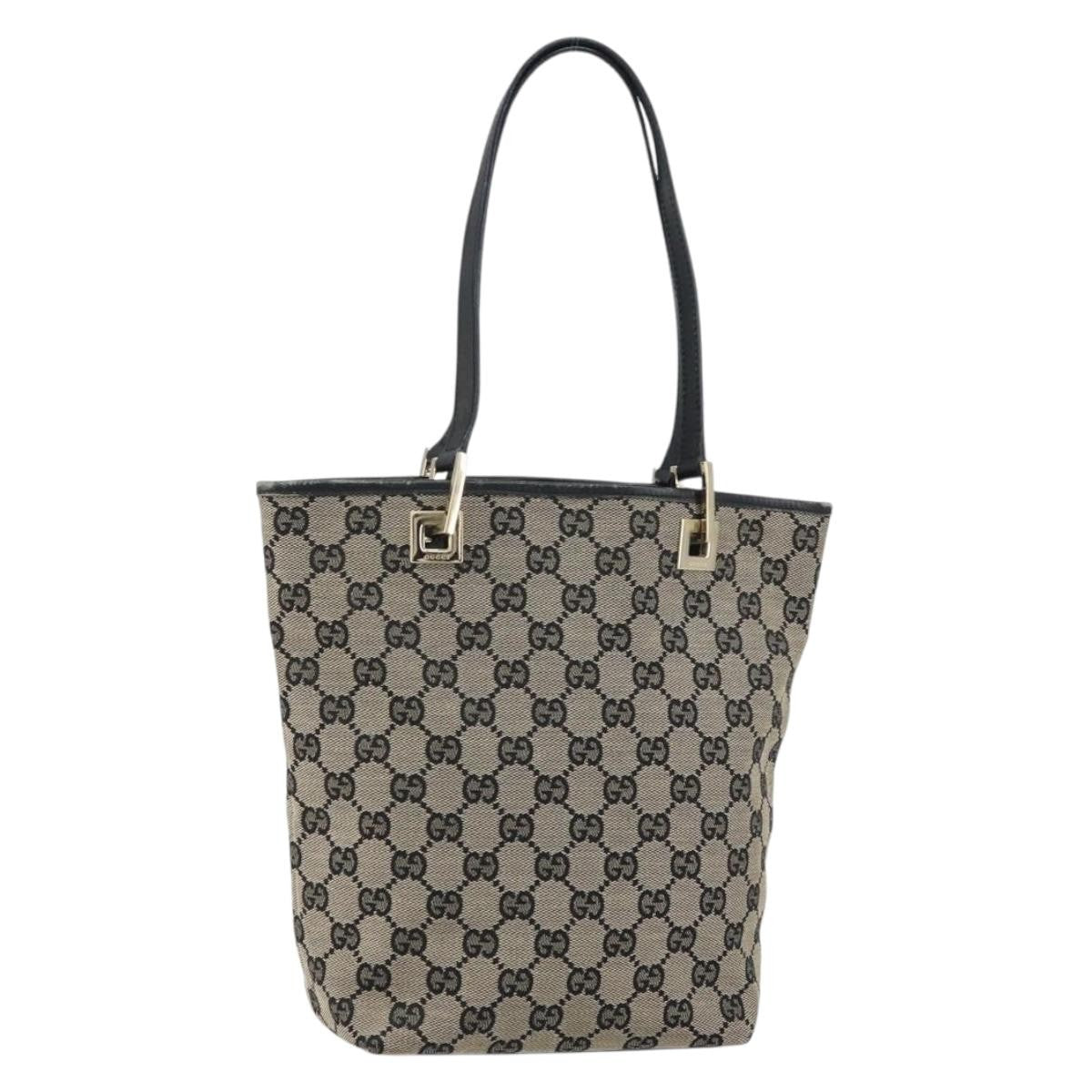 Gucci Vintage Bucket Shopping Tote GG Canvas