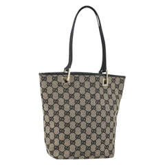 Gucci Vintage Bucket Shopping Tote GG Canvas