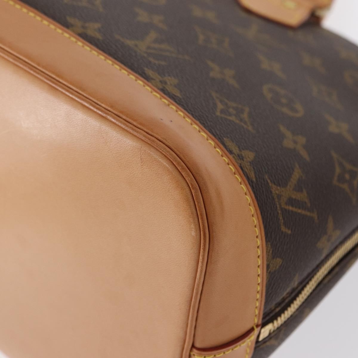 Louis Vuitton Alma Handbag Monogram Canvas