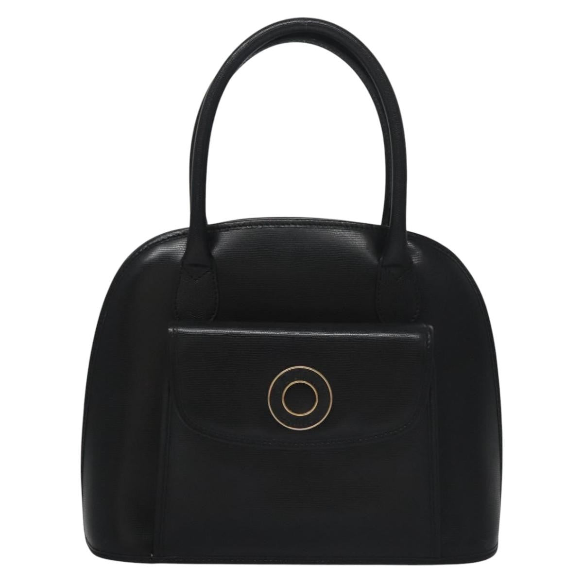 Celine Circle Logo Handbag Leather
