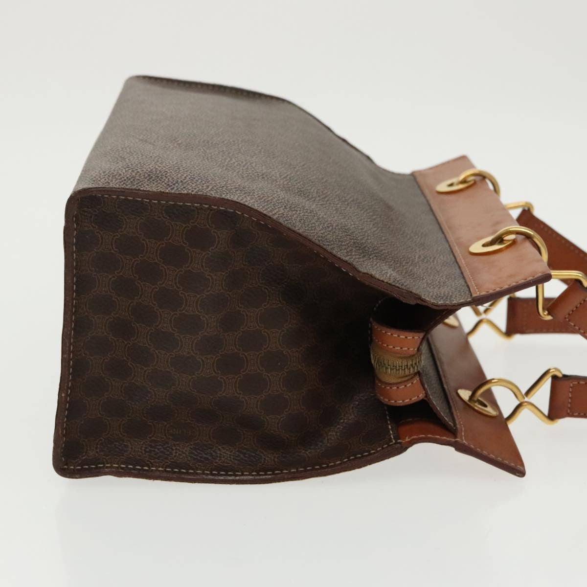 Celine Macadam Handbag Macadam with leather