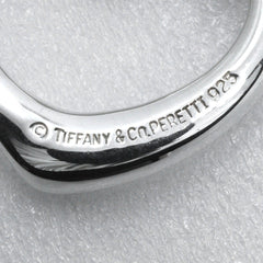 Tiffany & Co. Elsa Peretti Open Heart Pendant Necklace Sterling Silver