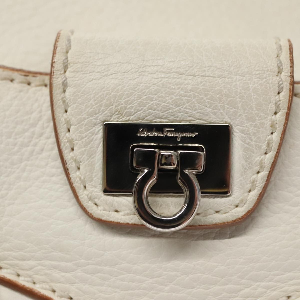 Salvatore Ferragamo Gancini handbag Leather