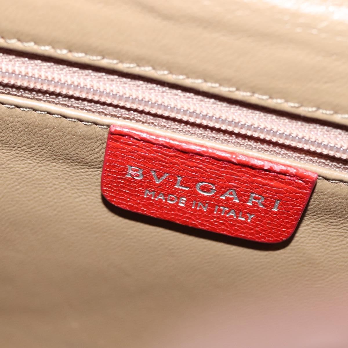Bvlgari Chandra Top Handle Bag Leather