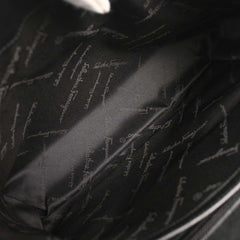 Salvatore Ferragamo Convertible Top Handle Bag Leather