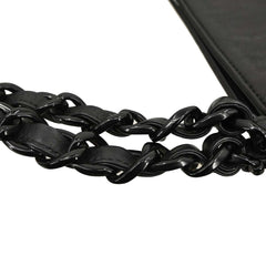 Chanel Vintage CC Resin Chain Tote Leather