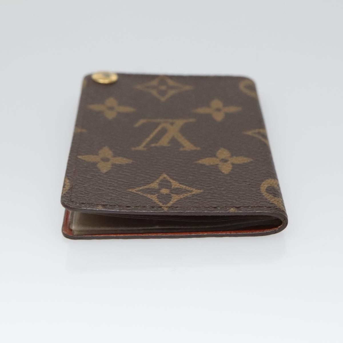 Louis Vuitton Porte Cartes Pression Card Case Monogram Canvas