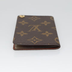 Louis Vuitton Porte Cartes Pression Card Case Monogram Canvas